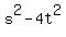 s%5E2-4t%5E2