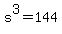 s%5E3+=+144