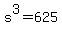 s%5E3+=+625