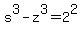 s%5E3+-+z%5E3+=+2%5E2