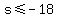 s+%3C=+-18