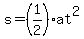 s+=+%281%2F2%29at%5E2