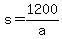 s+=+1200%2Fa