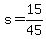 s+=+15%2F45