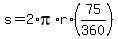 s+=+2%2Api%2Ar%2A%2875%2F360%29