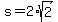 s+=+2%2Asqrt%282%29