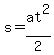 s+=+at%5E2%2F2