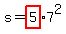 s+=+highlight%285%297%5E2