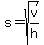 s+=+sqrt%28v%2Fh%29+