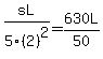 sL%2F5%282%29%5E2=630L%2F50