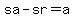 sa-sr=a