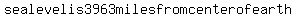 sea+level+is+3963+miles+from+center+of+earth