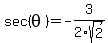 sec%28theta%29=-3%2F2sqrt%282%29