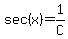sec%28x%29=1%2FC
