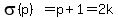 sigma%28p%29+=+p%2B1+=+2k