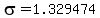 sigma=1.329474