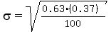 sigma=sqrt%28%280.63%280.37%29%29%2F100%29
