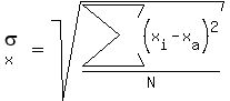 sigma%5Bx%5D=sqrt%28sum%28%28x%5Bi%5D-x%5Ba%5D%29%5E2%29%2FN%29