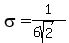 sigma+=+1%2F%286sqrt%282%29%29