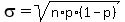 sigma+=+sqrt%28n%2Ap%2A%281-p%29%29