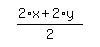 simplify_cartoon%28+%282%2Ax%2B2%2Ay%29%2F2+%29