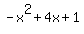 simplify_cartoon%28+-x%5E2%2B4x%2B1+%29