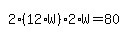 simplify_cartoon%28+2%2A%2812%2AW%29%2A2%2AW=80+%29