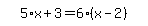simplify_cartoon%28+5%2Ax%2B3=6%2A%28x-2%29+%29