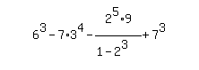 simplify_cartoon%28+6%5E3-7%2A3%5E4-2%5E5%2A9%2F%281-2%5E3%29%2B7%5E3+%29