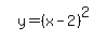 simplify_cartoon%28+y=%28x-2%29%5E2+%29