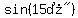 sin%28%2215%B0%22%29