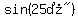 sin%28%2225%B0%22%29