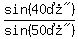 sin%28%2240%B0%22%29%2Fsin%28%2250%B0%22%29