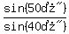 sin%28%2250%B0%22%29%2Fsin%28%2240%B0%22%29
