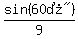 sin%28%2260%B0%22%29%2F9