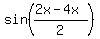 sin%28%282x-4x%29%2F2%29