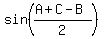 sin%28%28A+%2B+C+-+B%29%2F2%29