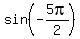 sin%28-5pi%2F2%29