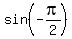 sin%28-pi%2F2%29