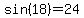 sin%2818%29+=+24%2C000%2Fd