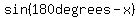 sin%28180degrees-x%29