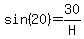 sin%2820%29=30%2FH