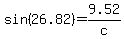 sin%2826.82%29=9.52%2Fc