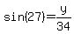 sin%2827%29=y%2F34