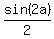 sin%282a%29%2F2