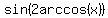 sin%282arccos%28x%29%29