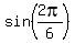 sin%282pi%2F6%29