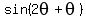sin%282theta%2Btheta%29
