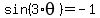 sin%283%2Atheta%29=-1