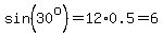 sin%2830%5Eo%29=12%2A0.5=6